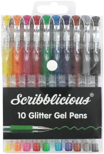 Rohans glitter gel pens pack - rohans,