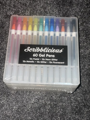 Scribblicious gel pens - 60,